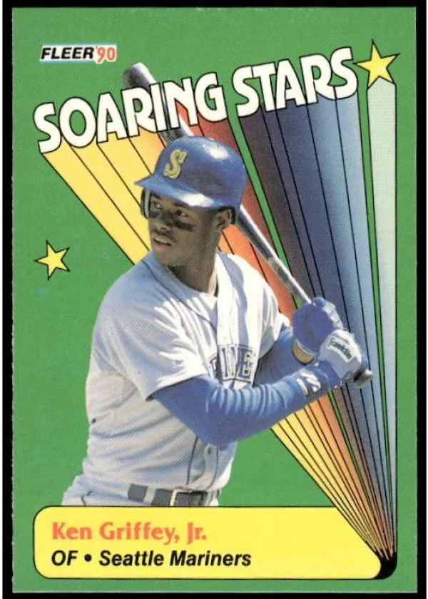 Ken Griffey Jr. 1990 Fleer Soaring Stars Baseball #6