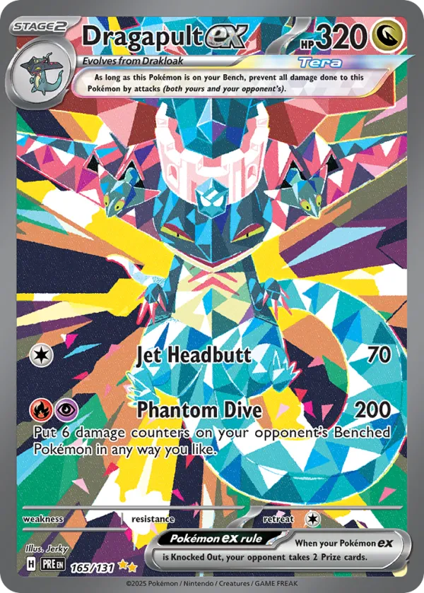 Dragapult ex Pokémon Prismatic Evolutions #165 Holo