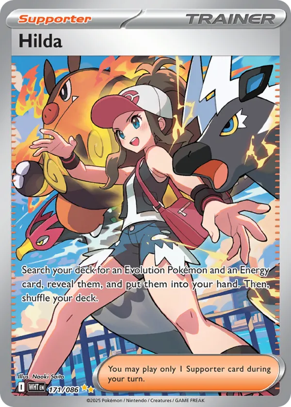 Hilda Pokémon White Flare #171 Holo