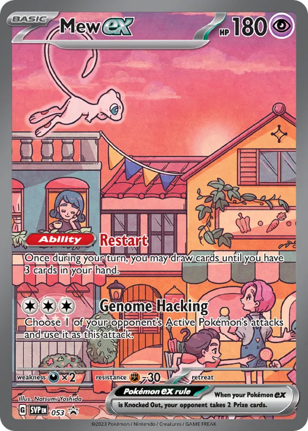 Mew ex Pokémon Scarlet & Violet Black Star Promos #53 Holo