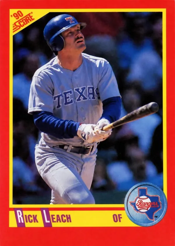 Rick Leach 1990 Score Baseball #426