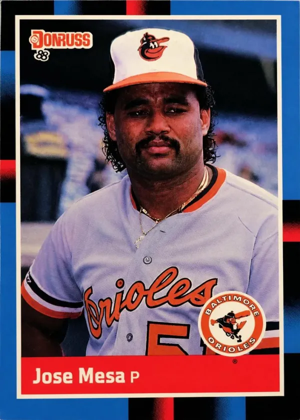 Jose Mesa 1988 Donruss Baseball #601