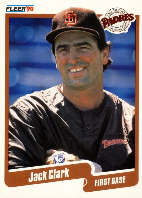 Jack Clark 1990 Fleer Baseball #152