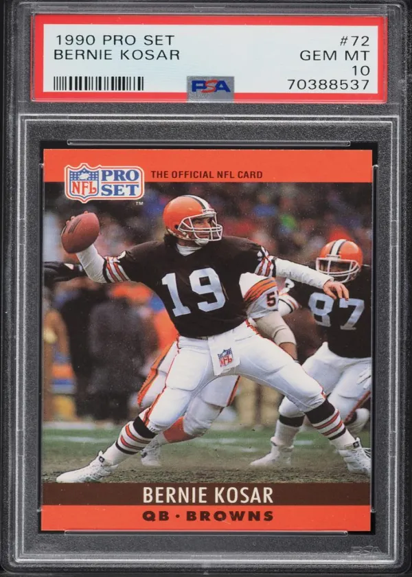 Bernie Kosar 1990 Pro Set Football #72