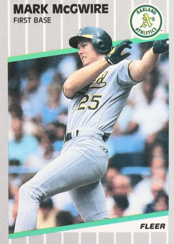 Mark McGwire 1989 Fleer Baseball #17