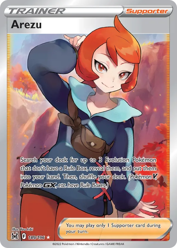 Arezu Pokémon Lost Origin #189 Holo