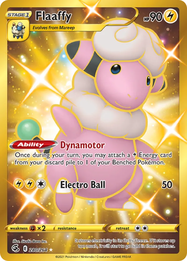 Flaaffy Pokémon Fusion Strike #280 Holo