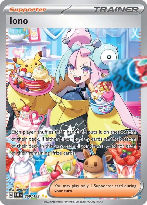 Iono Pokémon Paldea Evolved #269 Holo