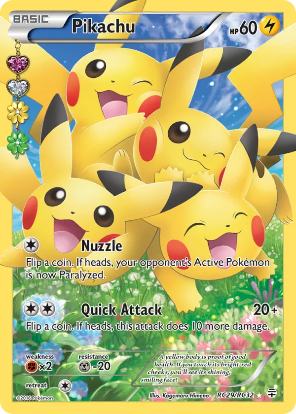 Pikachu Pokémon Generations #RC29 Holo