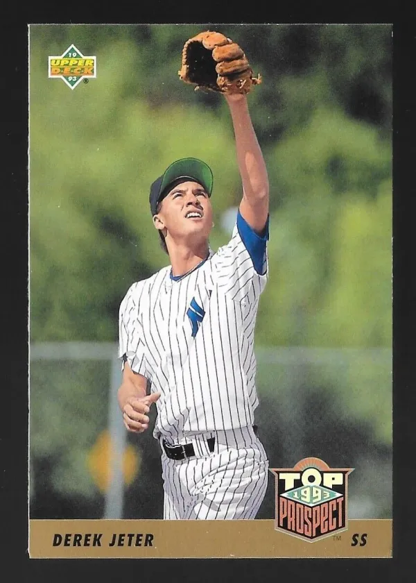 Derek Jeter 1993 Upper Deck Gold Hologram Baseball #449