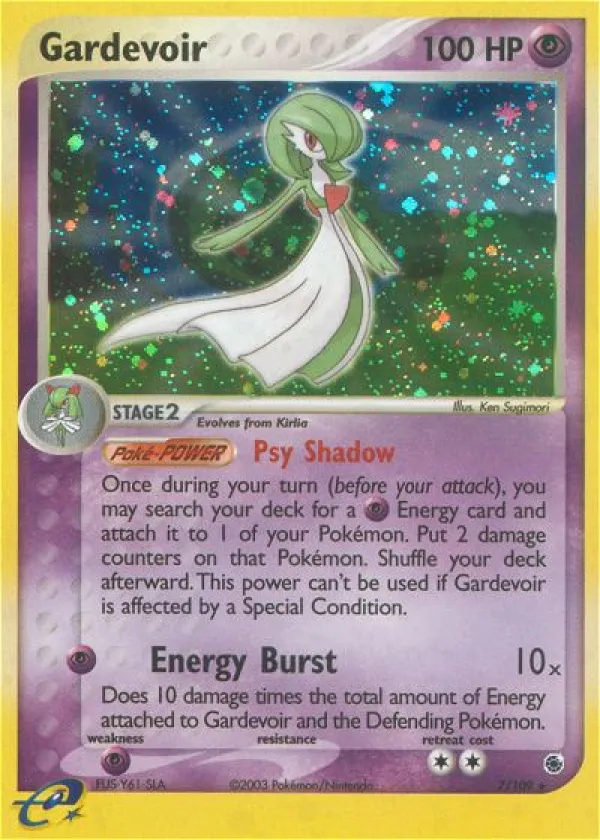 Gardevoir Pokémon Ruby & Sapphire #7 Holo