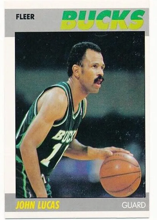 John Lucas 1987 Fleer Basketball #66