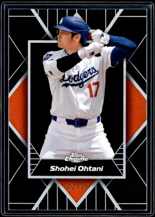 Shohei Ohtani 2026 Topps Chrome Shadow Etch Baseball Orange Refractor #SE-1