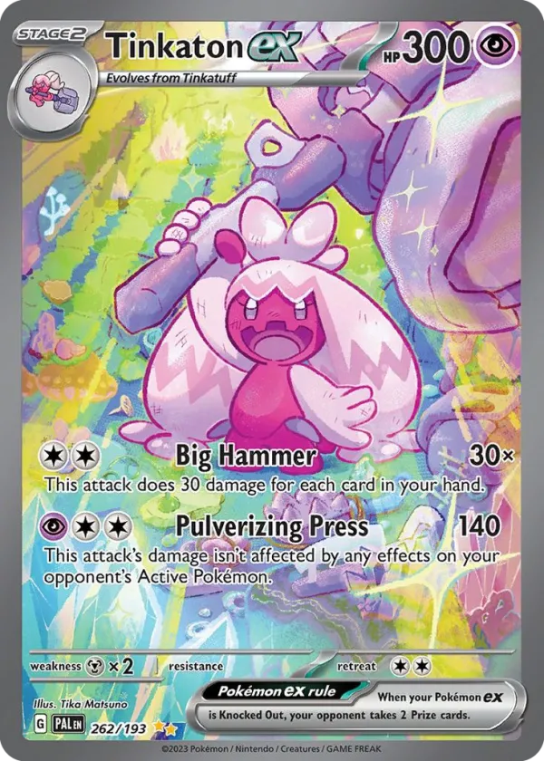 Tinkaton ex Pokémon Paldea Evolved #262 Holo