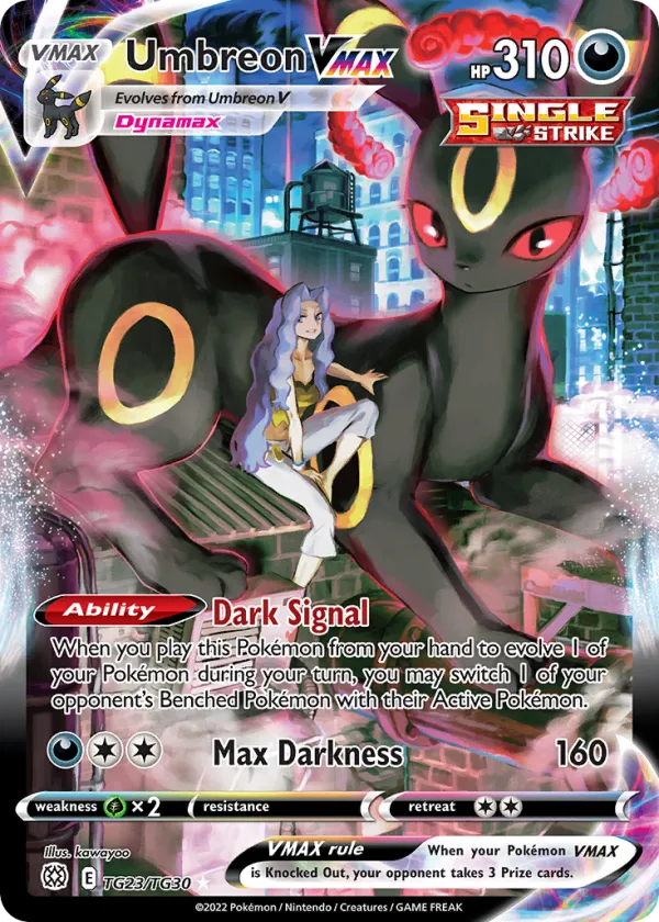 Umbreon VMAX Pokémon Brilliant Stars Trainer Gallery #TG23 Holo