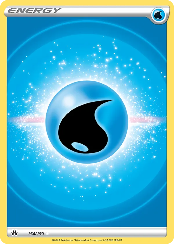 Water Energy Pokémon Crown Zenith #154 Holo