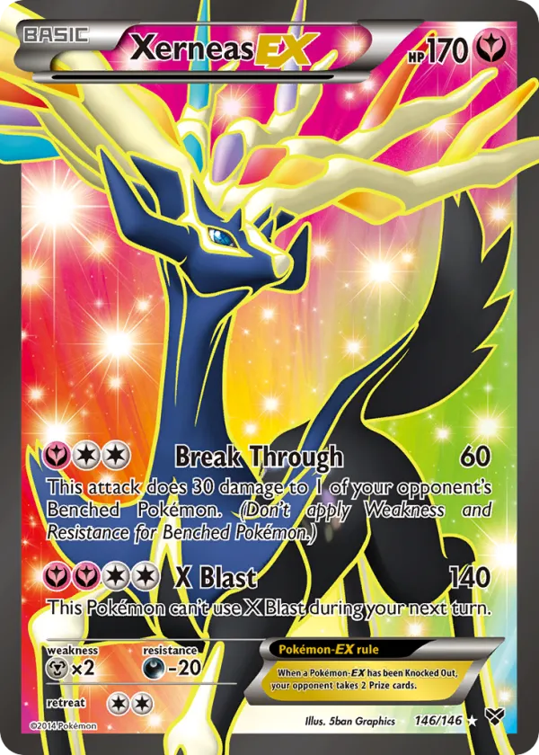 Xerneas-EX Pokémon XY #146 Holo