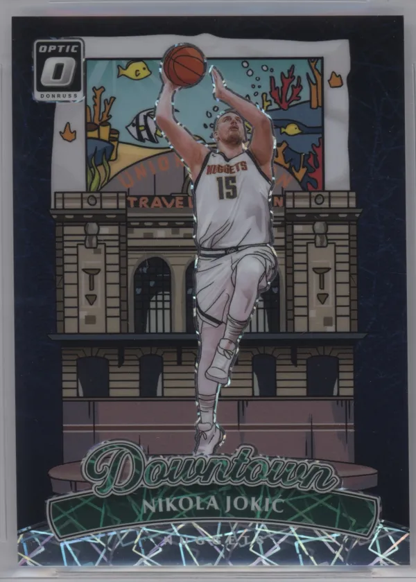 Nikola Jokic 2024 Donruss Optic Downtown Basketball #9