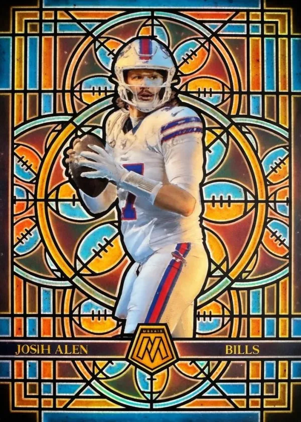 Josh Allen 2025 Panini Mosaic Stained Glass Football #2
