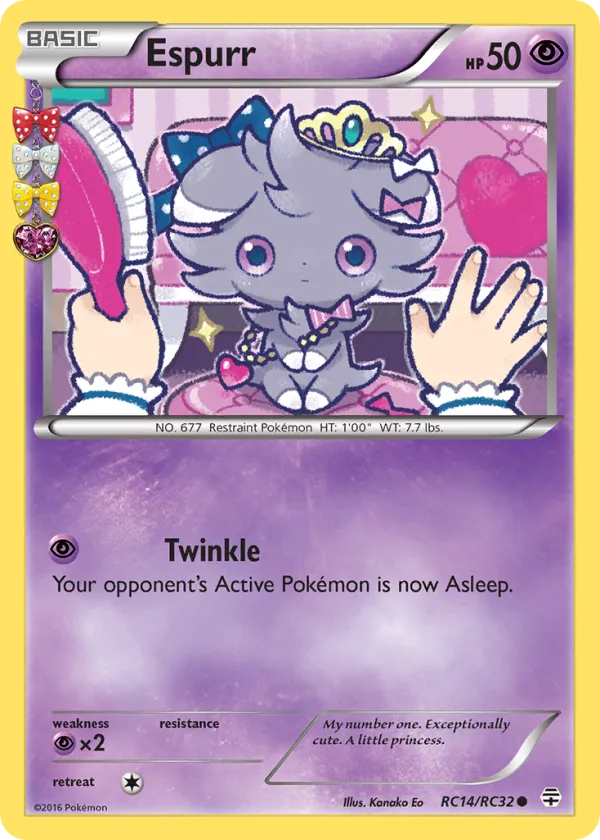 Espurr Pokémon Generations #RC14
