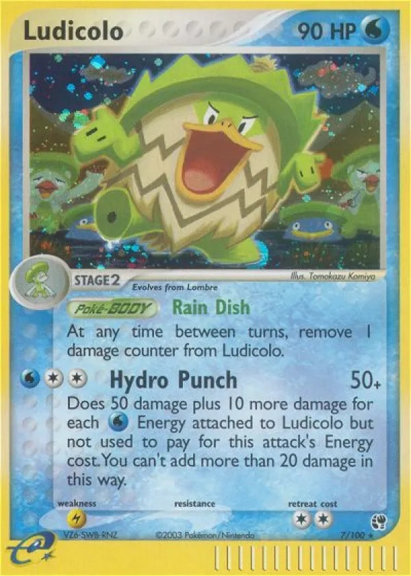 Ludicolo Pokémon Sandstorm #7 Holo