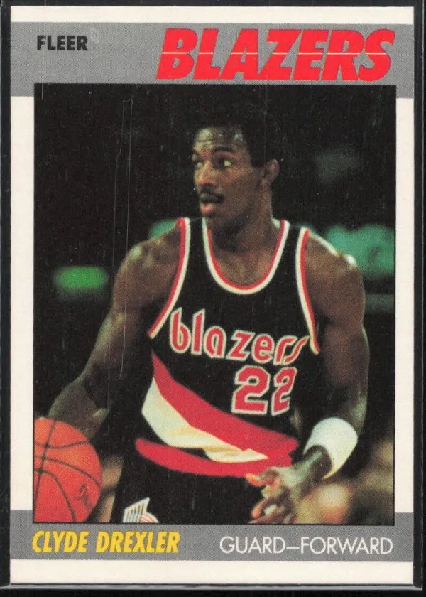 Clyde Drexler 1987 Fleer Basketball #30