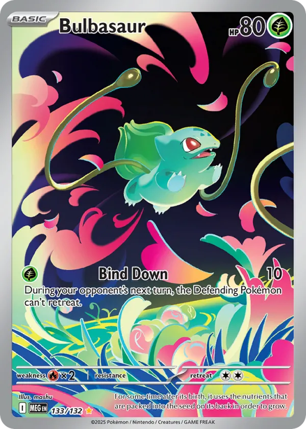 Bulbasaur Pokémon Mega Evolution #133 Holo