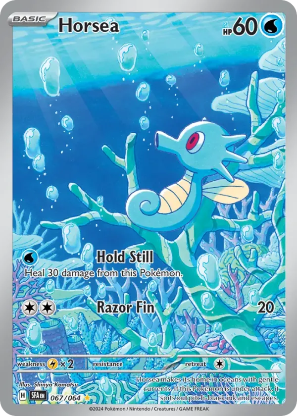 Horsea Pokémon Shrouded Fable #67 Holo