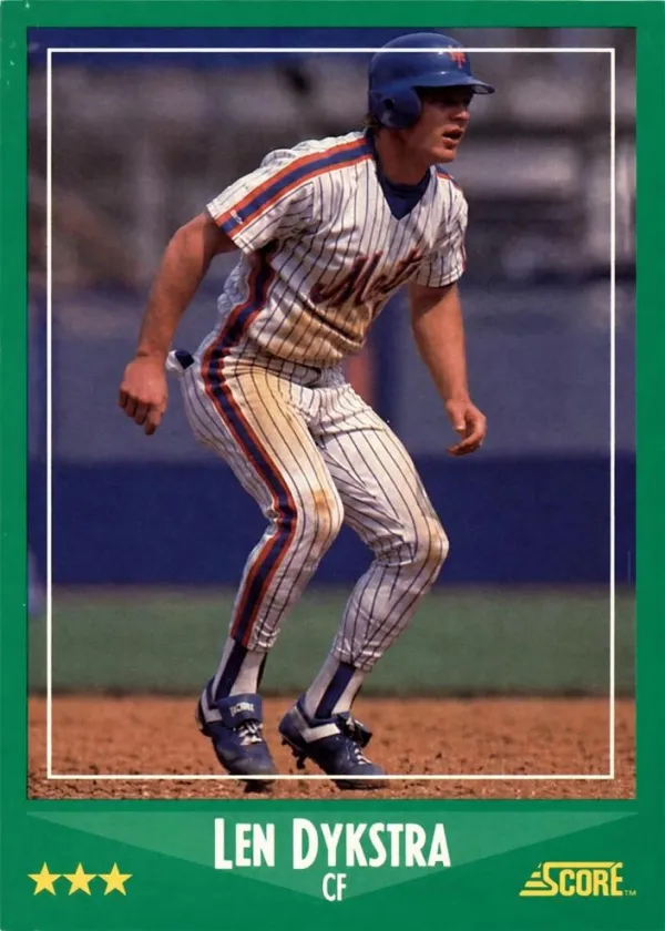 Len Dykstra 1988 Score Baseball #370