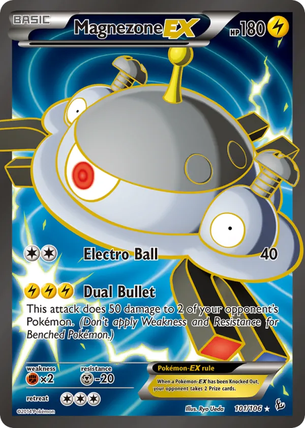 Magnezone-EX Pokémon Flashfire #101 Holo