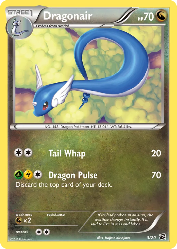 Dragonair Pokémon Dragon Vault #3 Holo