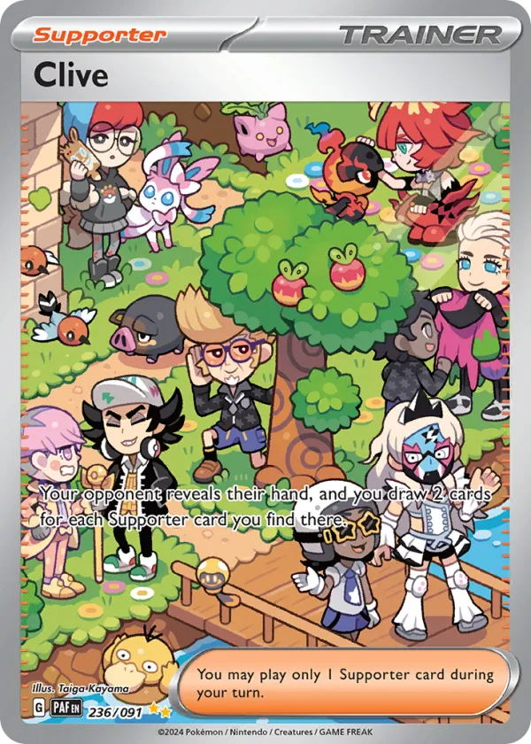 Clive Pokémon Paldean Fates #236 Holo