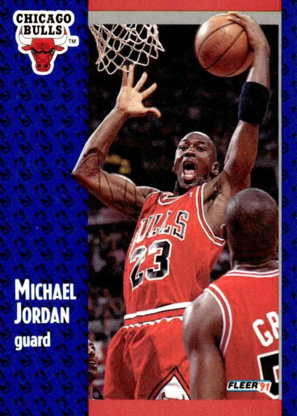 Michael Jordan 1991 Fleer Tony's Pizza Basketball #S-33
