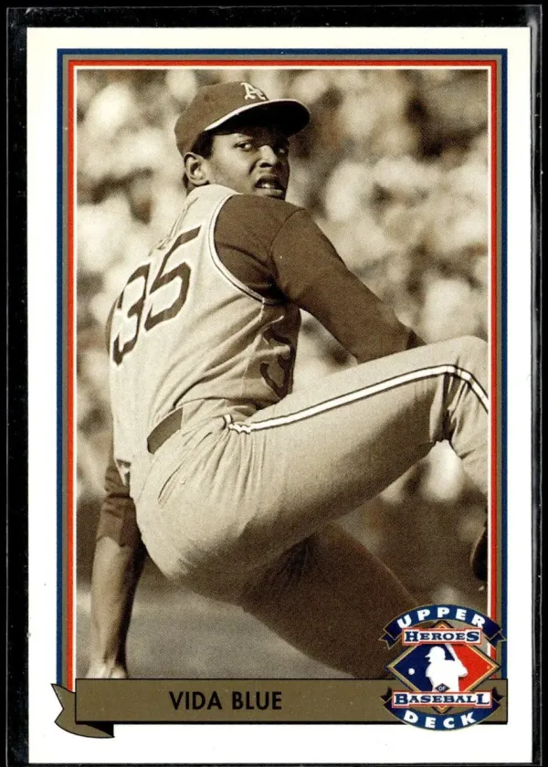Vida Blue 1992 Upper Deck Heroes Of Baseball Baseball #H5