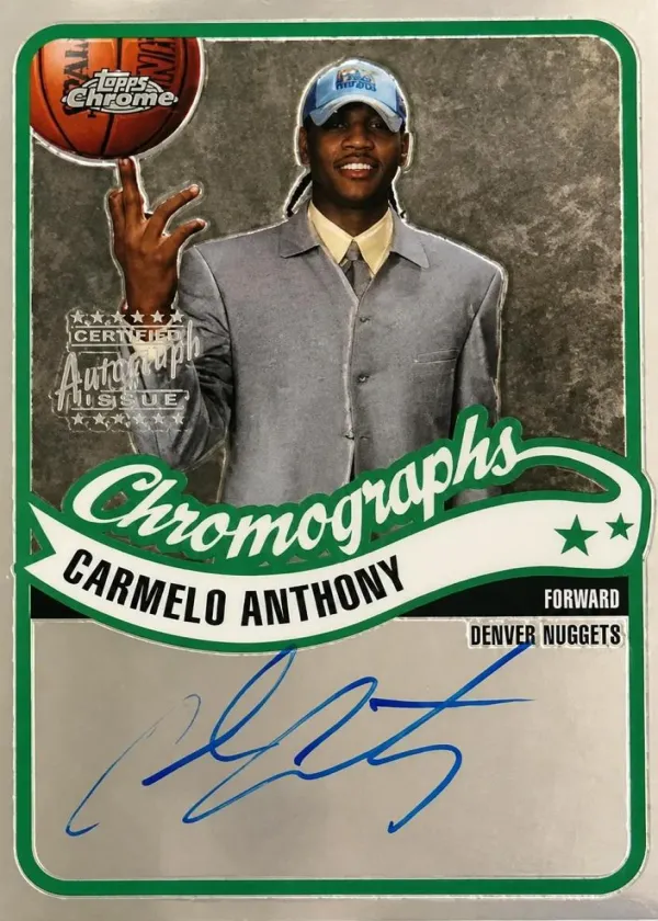 Carmelo Anthony 2003 Topps Chrome Chromographs Basketball #CA-CA
