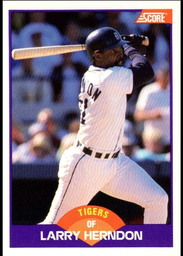 Larry Herndon 1989 Score Baseball #279