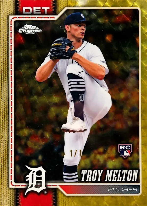 Troy Melton 2026 Topps Chrome Baseball SuperFractor #202