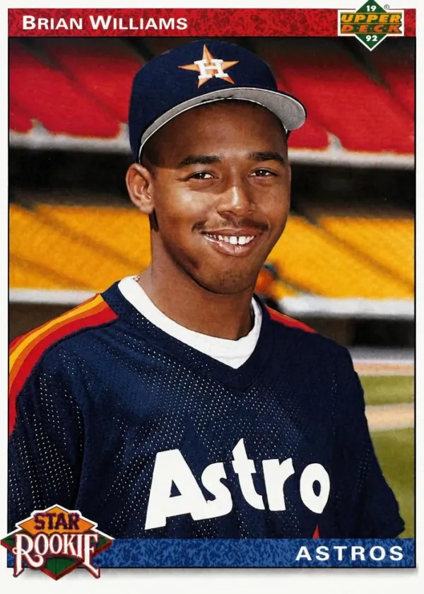 Brian Williams 1992 Upper Deck Star Roookie Baseball #23