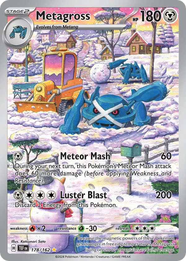 Metagross Pokémon Temporal Forces #178 Holo