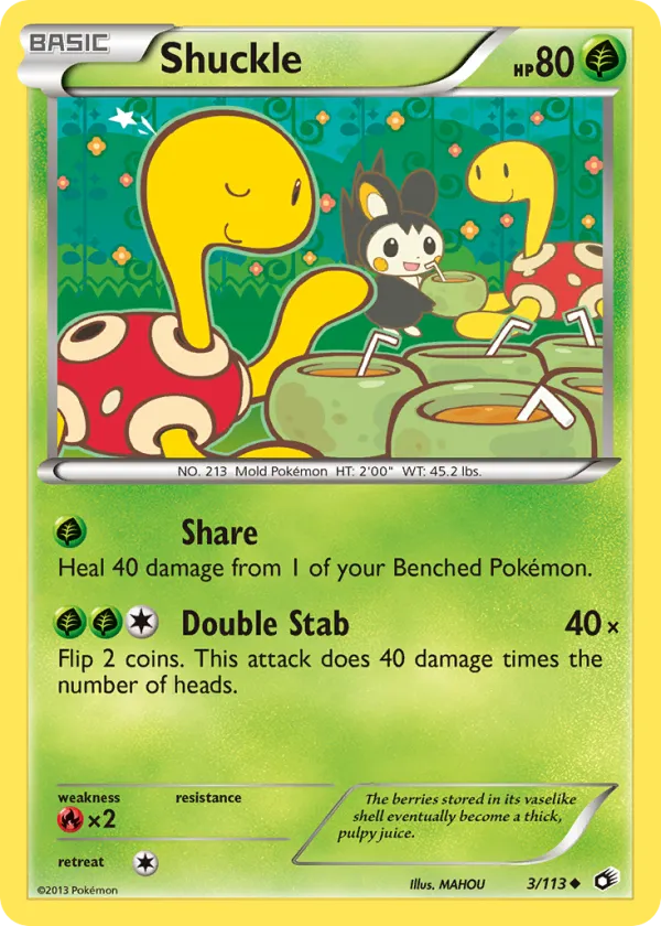 Shuckle Pokémon Legendary Treasures #3 Reverse Holo