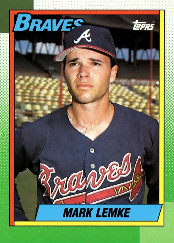 Mark Lemke 1990 Topps Baseball #451