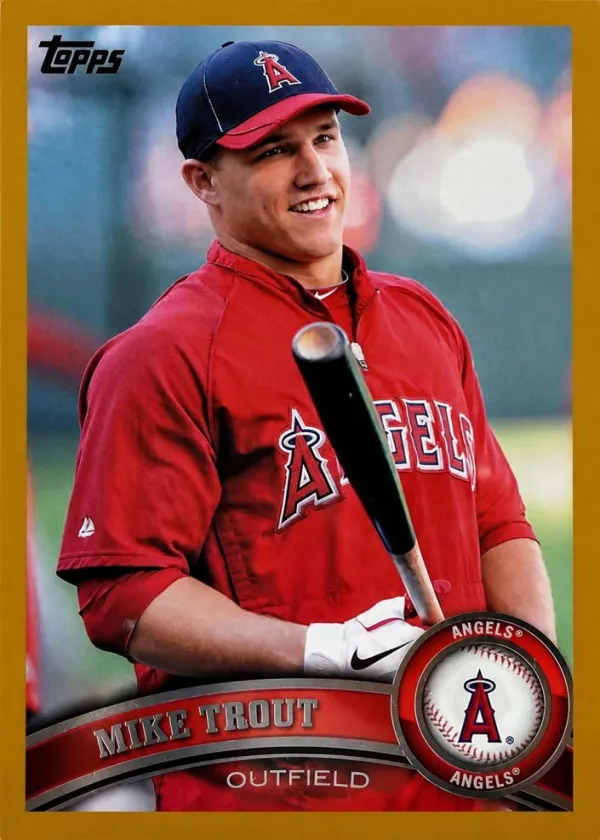 Mike Trout 2026 Topps Through The Years Golden Mirror Rookie Variations Baseball #US175