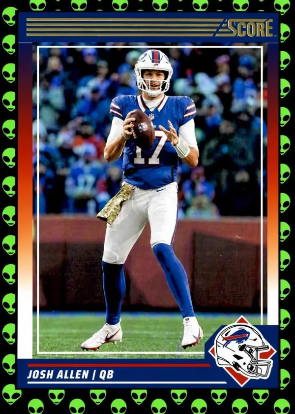 Josh Allen 2024 Panini Score Football Extraterrestrial #28