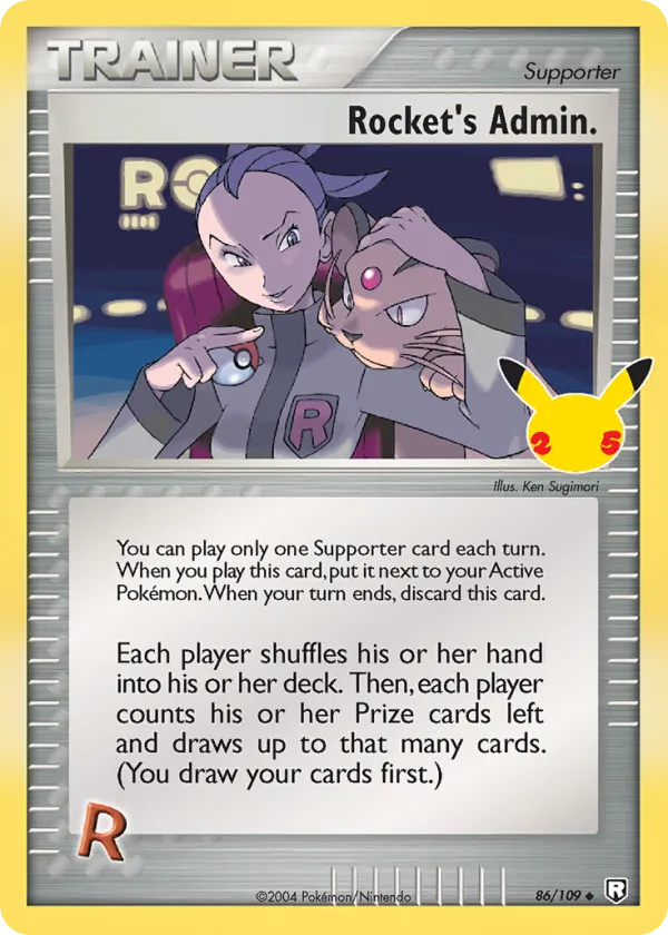 Rocket's Admin. Pokémon Celebrations: Classic Collection #86 Holo