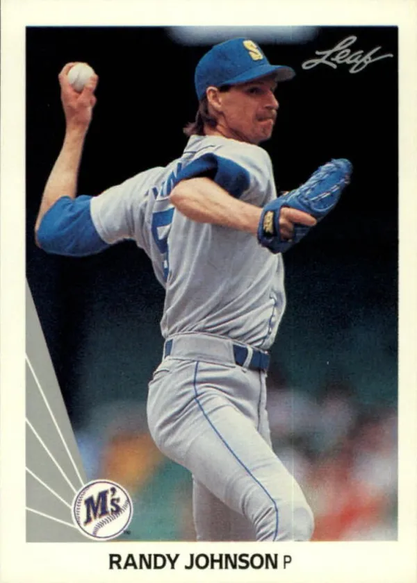 Randy Johnson 1990 Leaf Baseball #483