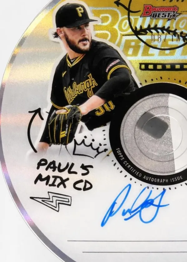 Paul Skenes 2025 Bowman's Best Mix Autographs Baseball #BMA-PS