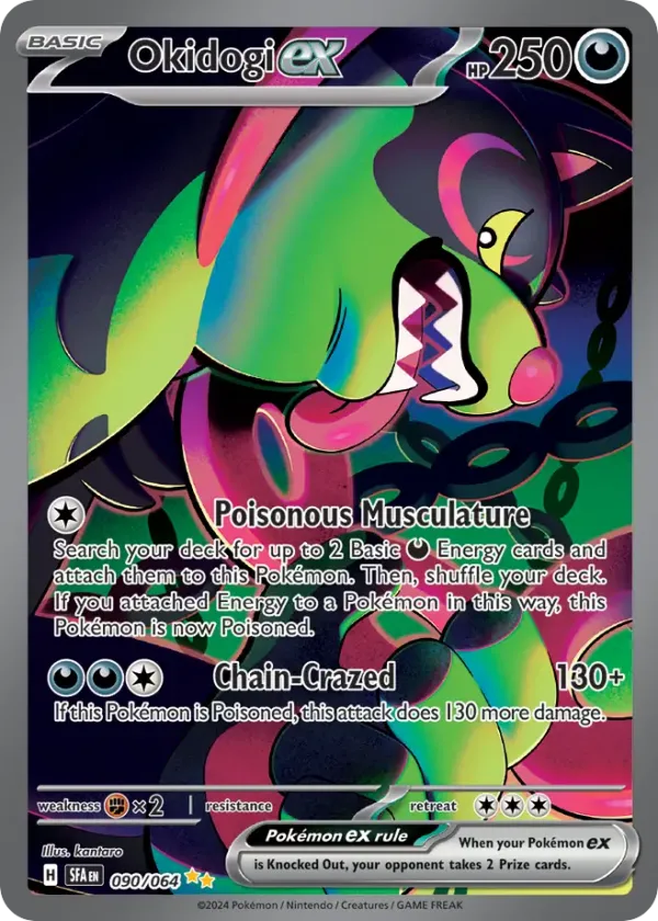 Okidogi ex Pokémon Shrouded Fable #90 Holo