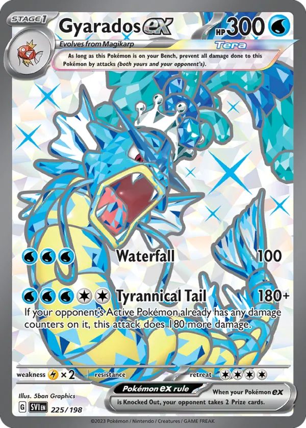 Gyarados ex Pokémon Scarlet & Violet #225 Holo