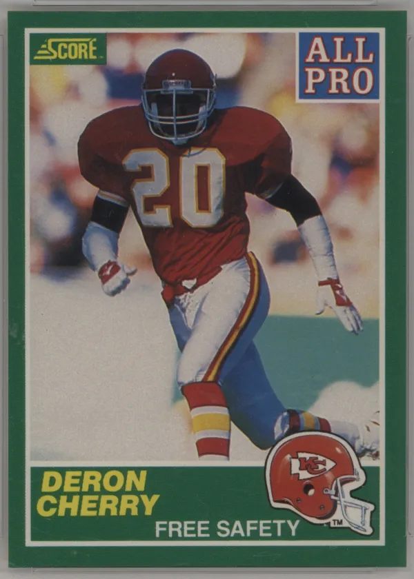 Deron Cherry 1989 Score All Pro Football #301