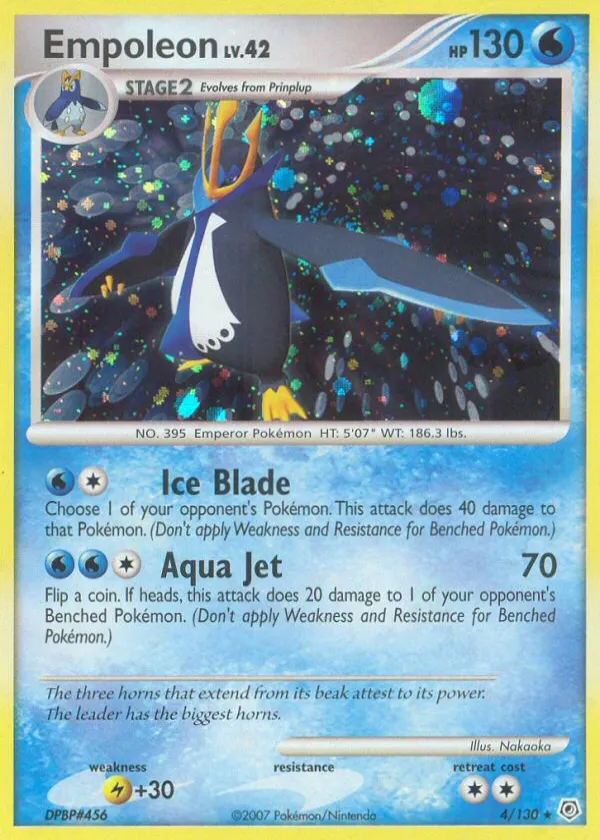 Empoleon Pokémon Diamond & Pearl #4 Holo